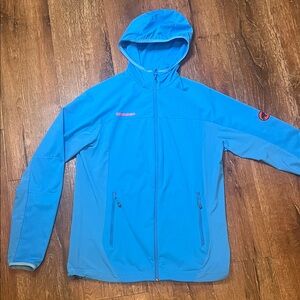 Mammut Glacier  Blue Performance Jacket LIKE NEW Woman's Med